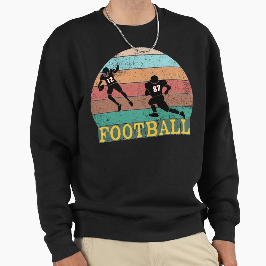 American Football Sweatshirt - Fun Novelty Design Men Women - T-Shirt, Sweatshirt, Hoodie
