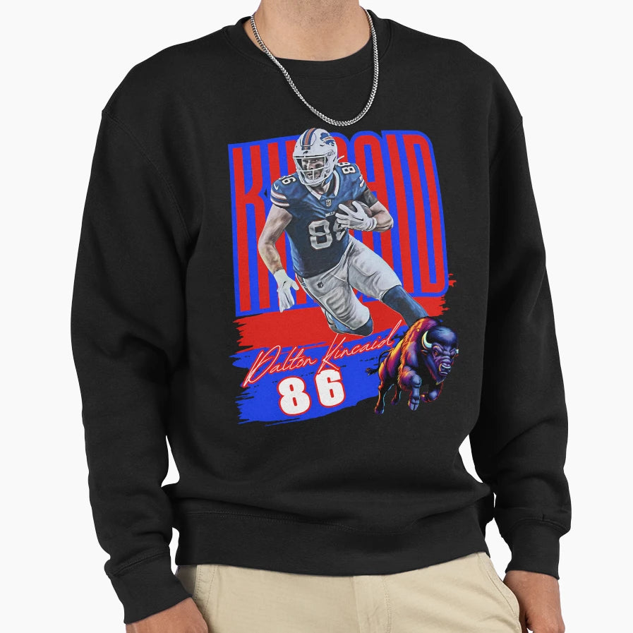 Dalton Kincaid Buffalo Bills Sweatshirt - Unique Graphic Men Women - T-Shirt, Sweatshirt, Hoodie