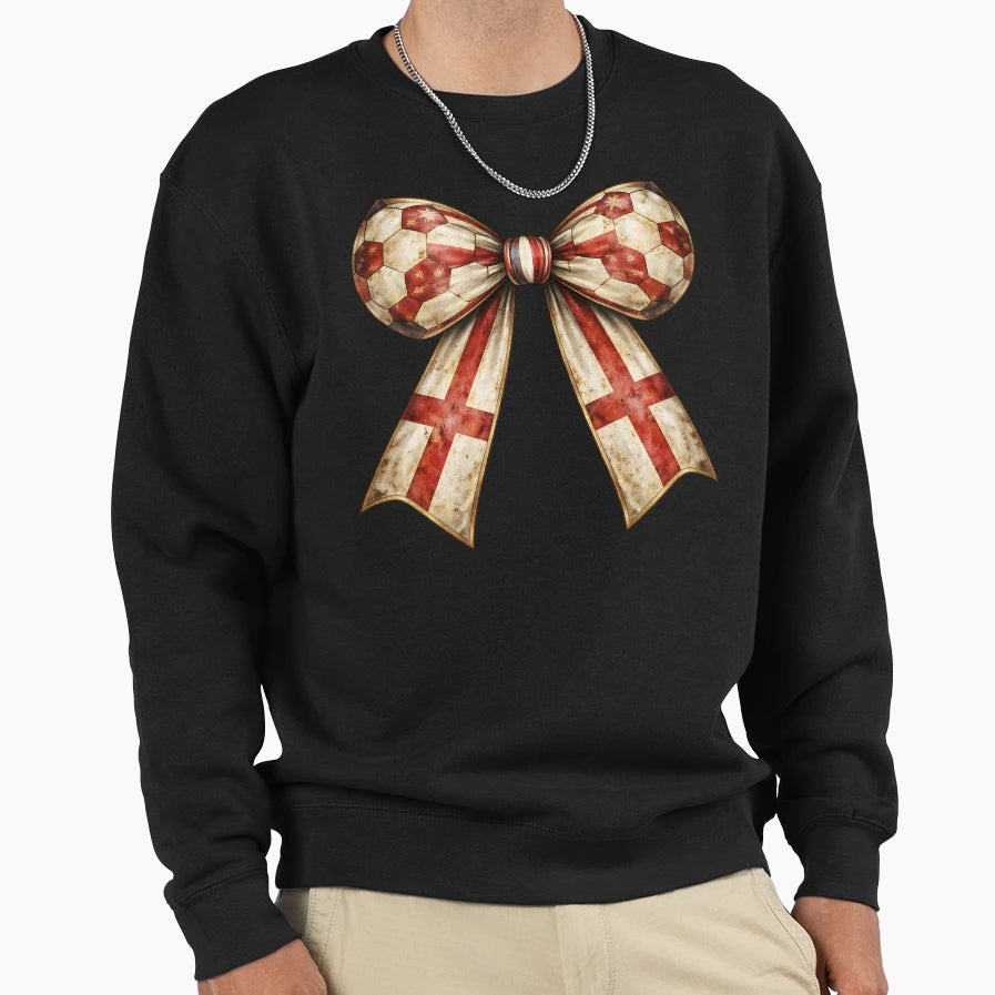 Patriotic Soccer England Flag Sweatshirt - Aesthetic Graphic Unisex - T-Shirt, Sweatshirt, Hoodie