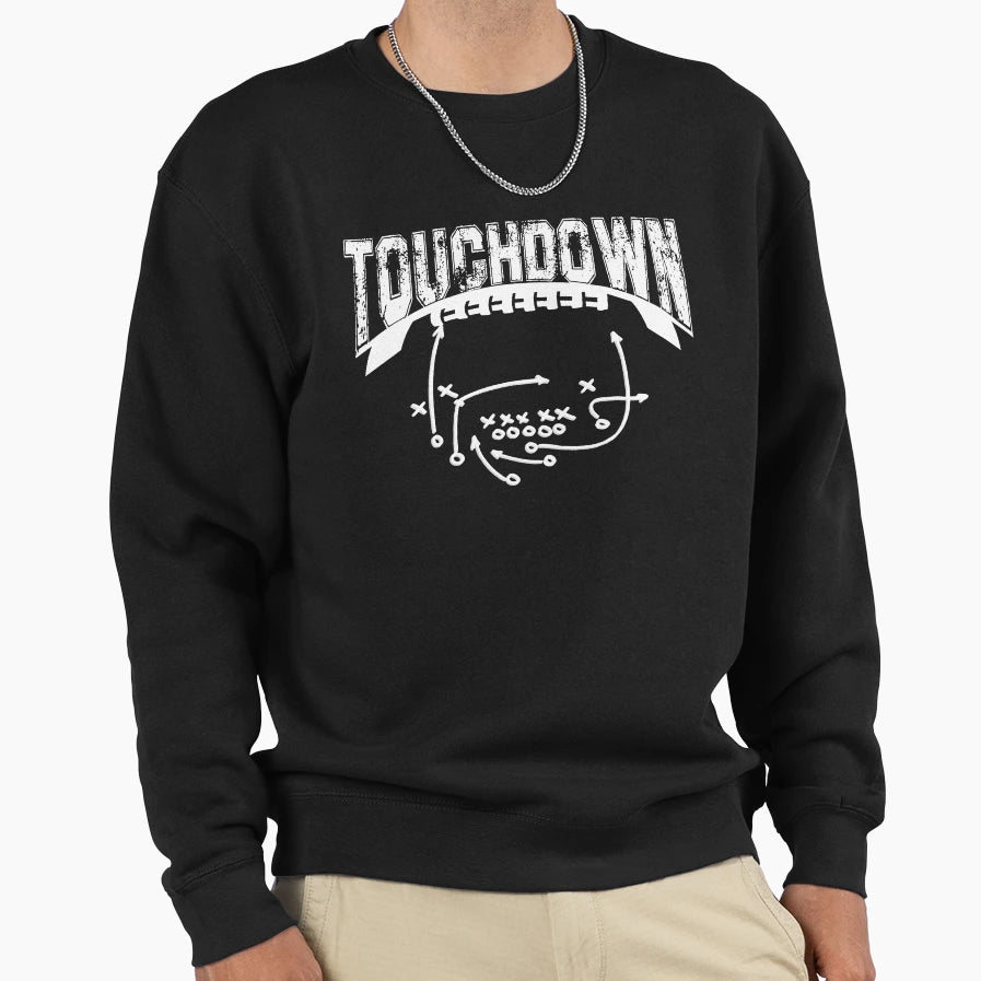 American Football Tactics Sweatshirt - Casual Everyday Wear Men Women - T-Shirt, Sweatshirt, Hoodie