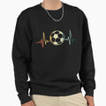 Soccer Heartbeat Sweatshirt - Streetwear Style for Adults - T-Shirt, Sweatshirt, Hoodie