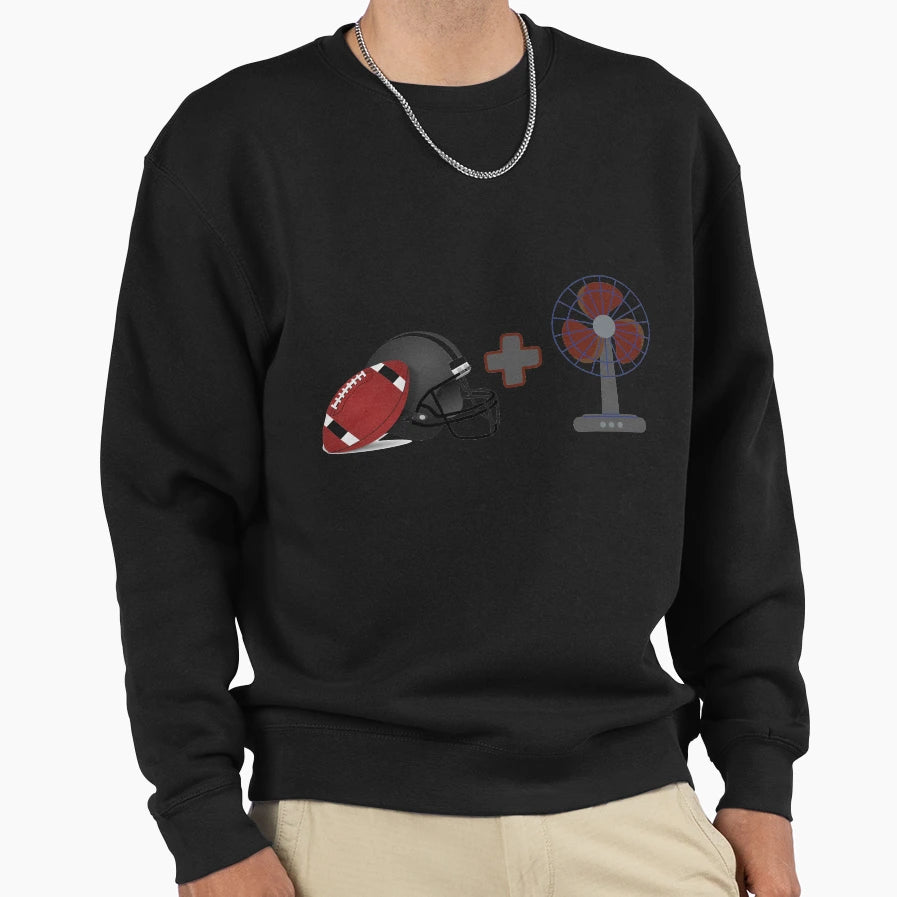 Football Fan Funny Football Gift Sweatshirt - Aesthetic Graphic Men Women - T-Shirt, Sweatshirt, Hoodie
