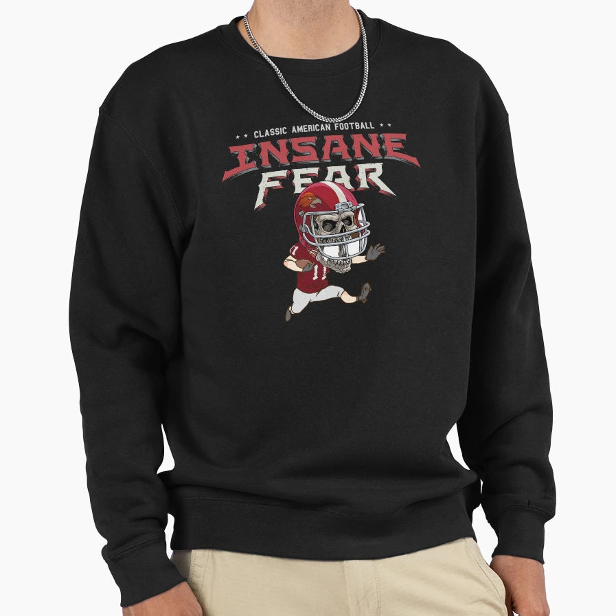 Insane Football Sweatshirt - Minimalist Print Unisex - T-Shirt, Sweatshirt, Hoodie