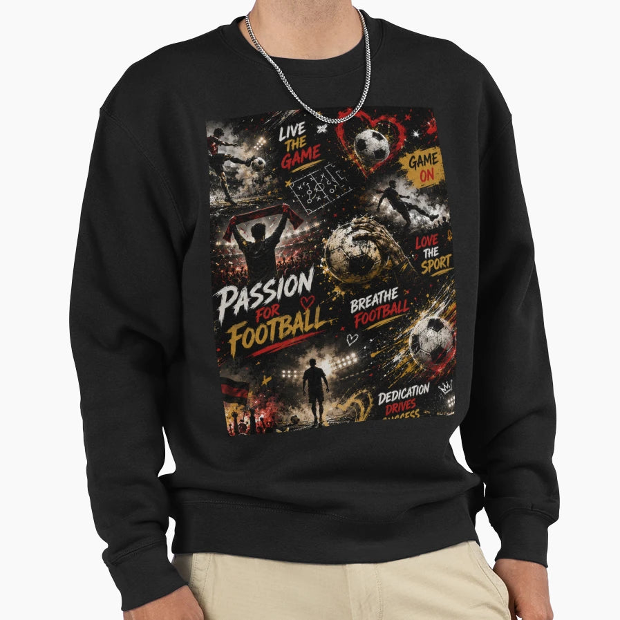 Soccer Fan Gift Football Lover Sports Sweatshirt - Custom Art Print Unisex - T-Shirt, Sweatshirt, Hoodie