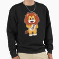 Lion American Football Sports Sweatshirt - Fun Novelty Design Men Women - T-Shirt, Sweatshirt, Hoodie