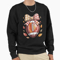 Coquette Bow American Football Autumn Sweatshirt - Streetwear Style Unisex - T-Shirt, Sweatshirt, Hoodie