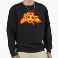 Football Zebra Flame Logo Fire Animal Sweatshirt - Trendy Graphic Men Women - T-Shirt, Sweatshirt, Hoodie