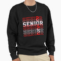 Class 2022 Senior School Colors Red Sweatshirt - Minimalist Print Unisex - T-Shirt, Sweatshirt, Hoodie