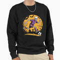 Soccer Skeleton Halloween Football Sweatshirt - Streetwear Style Unisex - T-Shirt, Sweatshirt, Hoodie