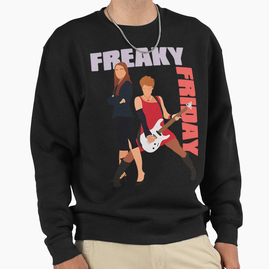 Freaky Friday Movie Switch Day Rocker Sweatshirt - Graphic Print Men Women - T-Shirt, Sweatshirt, Hoodie