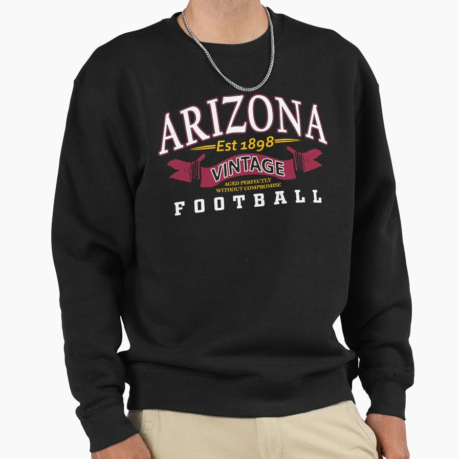 Arizona Football Proud Fan 1898 Sweatshirt - Aesthetic Graphic for Adults - T-Shirt, Sweatshirt, Hoodie