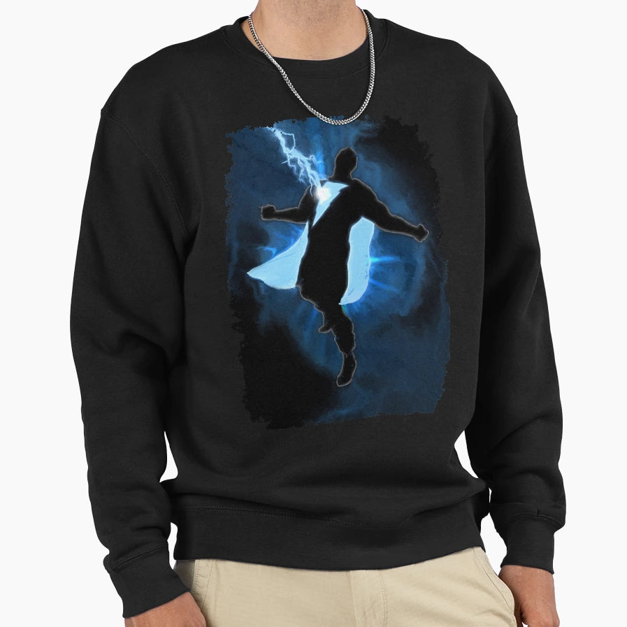 Shazam Sweatshirt - Aesthetic Graphic for Adults - T-Shirt, Sweatshirt, Hoodie