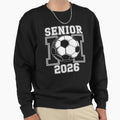 Senior Mom 2026 Soccer Class 2026 Sweatshirt - Graphic Print for Adults - T-Shirt, Sweatshirt, Hoodie