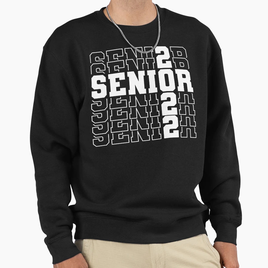 Senior 2022 Graduation Gift Sweatshirt - Trendy Graphic Men Women - T-Shirt, Sweatshirt, Hoodie