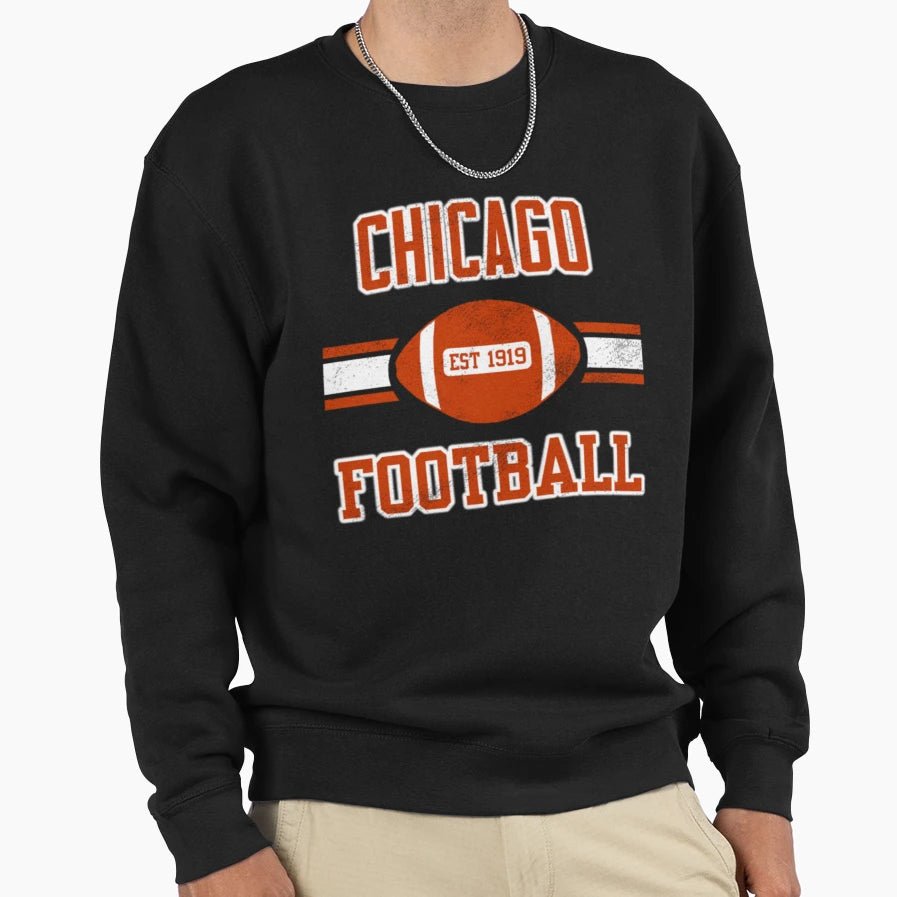 Chicago Football 1 Sweatshirt - Novelty Apparel for Adults - T-Shirt, Sweatshirt, Hoodie