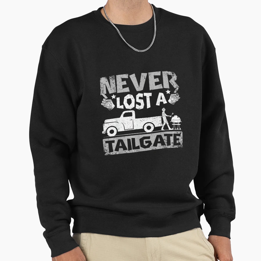 Never Lost Tailgate Sweatshirt - Streetwear Style for Adults - T-Shirt, Sweatshirt, Hoodie