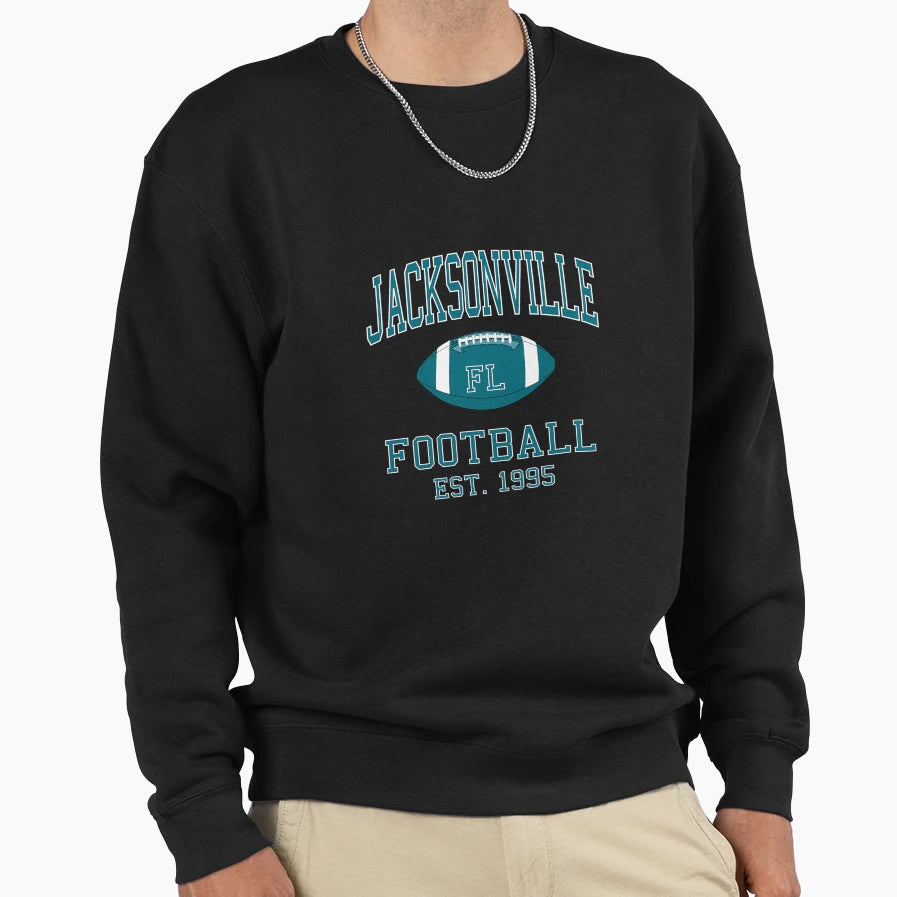 Jacksonville Football Sweatshirt - Trendy Graphic Men Women - T-Shirt, Sweatshirt, Hoodie