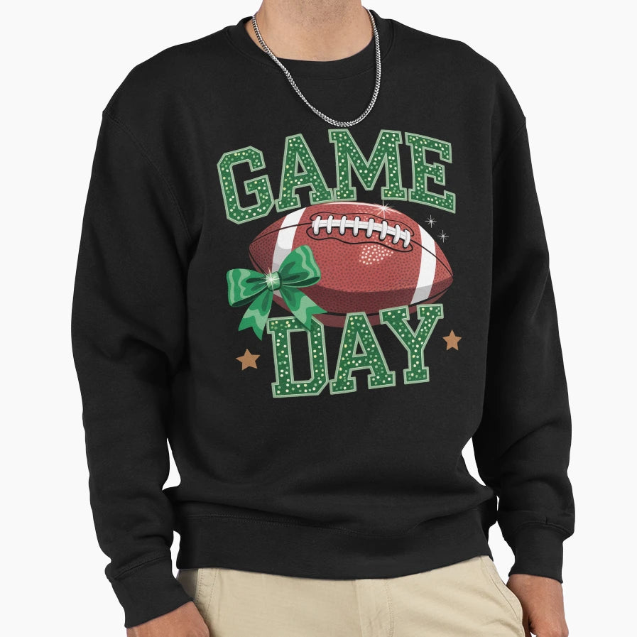 Game Day Football Sweatshirt - Minimalist Print for Adults - T-Shirt, Sweatshirt, Hoodie