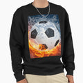 Soccer Wallpaper Sweatshirt - Casual Everyday Wear for Adults - T-Shirt, Sweatshirt, Hoodie