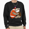 Football Sloth Love Cleveland Sweatshirt - Fun Novelty Design for Adults - T-Shirt, Sweatshirt, Hoodie