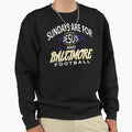 Baltimore Pro Football And Jesus Sweatshirt - Casual Everyday Wear Unisex - T-Shirt, Sweatshirt, Hoodie