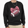 Coquette Bow American Football Game Sweatshirt - Trendy Graphic Men Women - T-Shirt, Sweatshirt, Hoodie