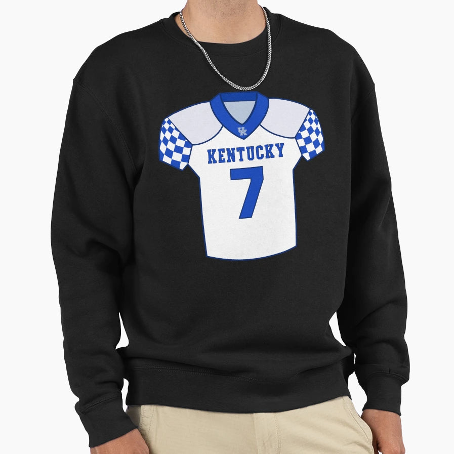 University Kentucky Jersey Uk Sweatshirt - Aesthetic Graphic for Adults - T-Shirt, Sweatshirt, Hoodie