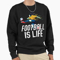 Who Loves Anime Football Is Life Sweatshirt - Streetwear Style Unisex - T-Shirt, Sweatshirt, Hoodie