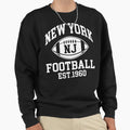 New York Football New Jersey Sweatshirt - Aesthetic Graphic Men Women - T-Shirt, Sweatshirt, Hoodie