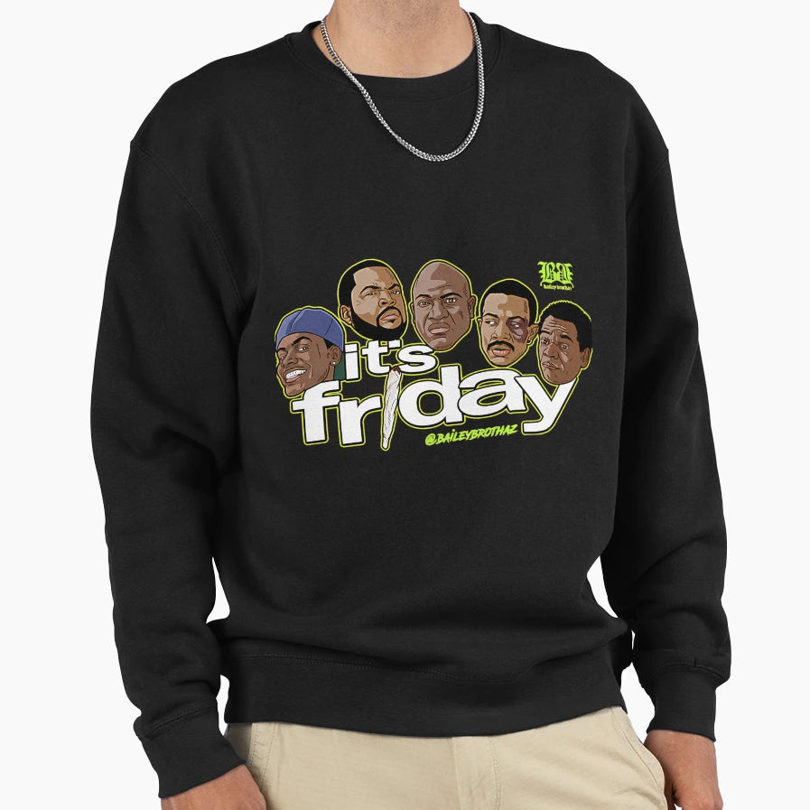 Its Friday Sweatshirt - Aesthetic Graphic for Adults - T-Shirt, Sweatshirt, Hoodie