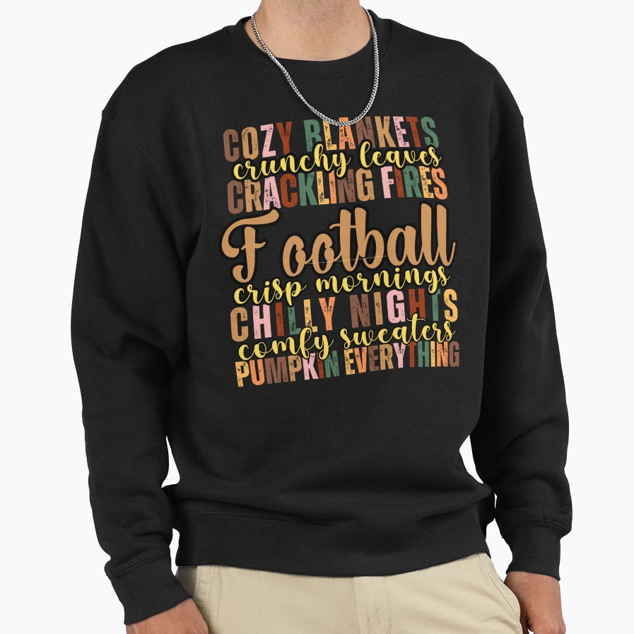 Colorful Fall Season Sweatshirt - Graphic Print Unisex - T-Shirt, Sweatshirt, Hoodie