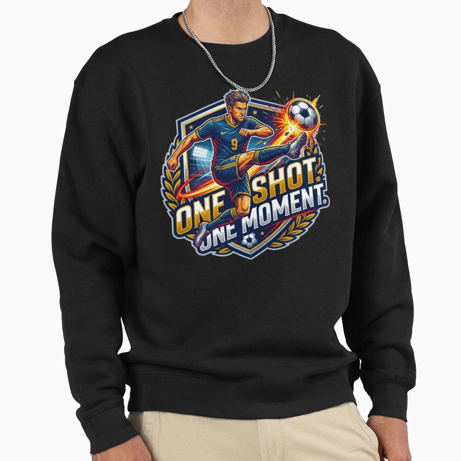 One Shot One Moment World Cup Sweatshirt - Aesthetic Graphic Men Women - T-Shirt, Sweatshirt, Hoodie