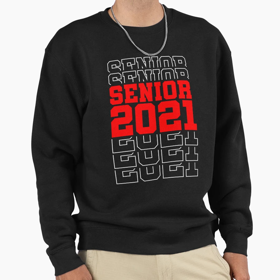 Senior 2021 Class 2021 Graduation T-Shirt - Novelty Apparel for Adults - T-Shirt, Sweatshirt, Hoodie