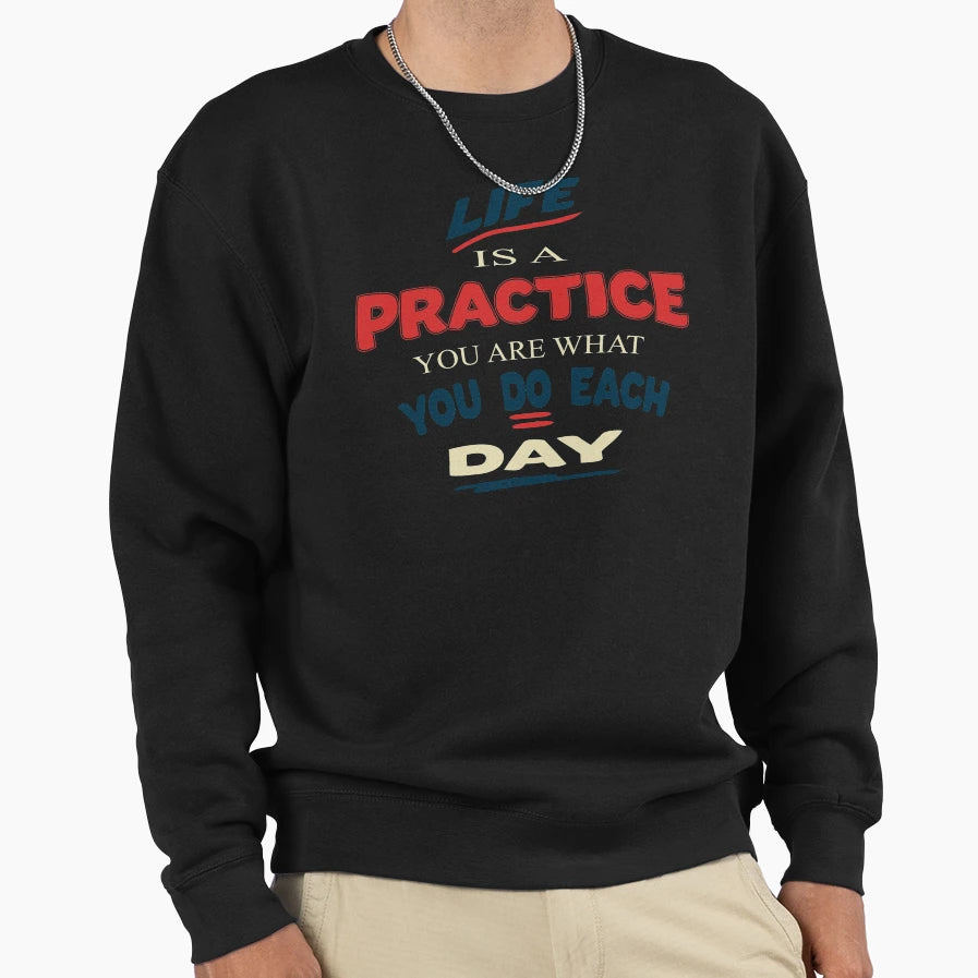 Determination To Achieve Goals Sweatshirt - Casual Everyday Wear Men Women - T-Shirt, Sweatshirt, Hoodie