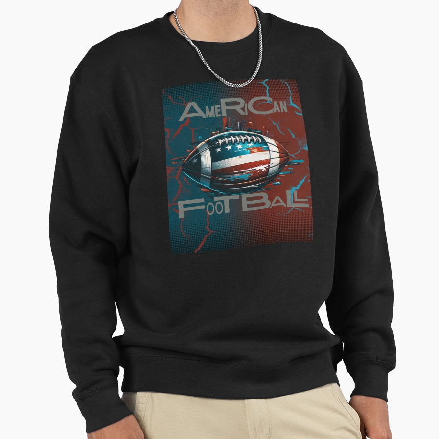 American Football Sweatshirt - Aesthetic Graphic Unisex - T-Shirt, Sweatshirt, Hoodie