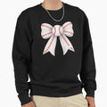 Baseball Ball Ribbon Sports Sweatshirt - Casual Everyday Wear Unisex - T-Shirt, Sweatshirt, Hoodie