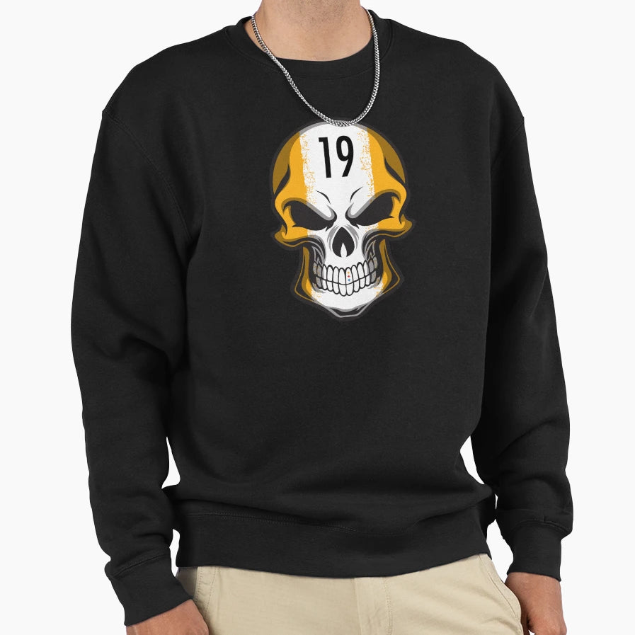 Skull 19 Sweatshirt - Novelty Apparel for Adults - T-Shirt, Sweatshirt, Hoodie