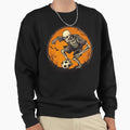 Soccer Skeleton Halloween Soccer Player Sweatshirt - Unique Graphic Unisex - T-Shirt, Sweatshirt, Hoodie