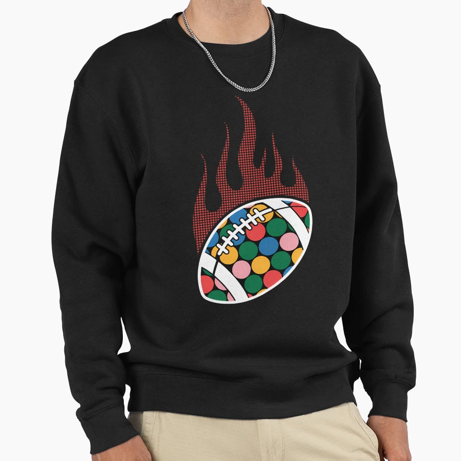 Football International Dot Day Sweatshirt - Minimalist Print for Adults - T-Shirt, Sweatshirt, Hoodie