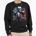 Spooky Halloween Skeleton Sweatshirt - Casual Everyday Wear Unisex - T-Shirt, Sweatshirt, Hoodie