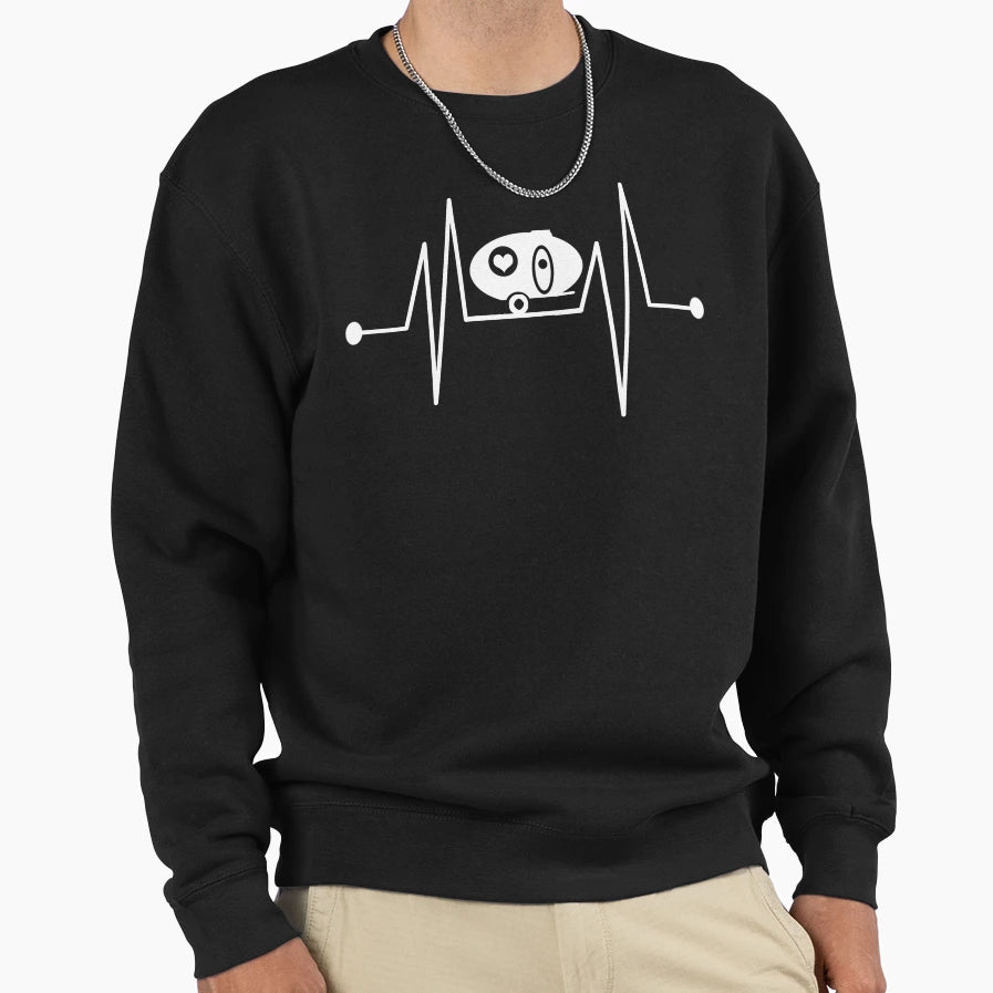 Copy Bus Heartbeat Novelty Hiking T-Shirt - Aesthetic Graphic for Adults - T-Shirt, Sweatshirt, Hoodie