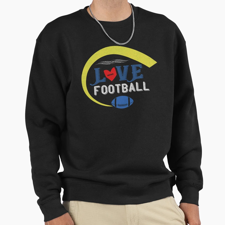 Football Sweatshirt - Trendy Graphic Men Women - T-Shirt, Sweatshirt, Hoodie