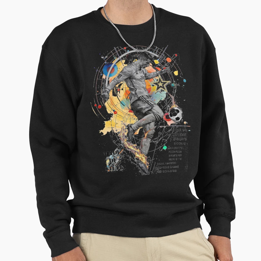 Cristiano Ronaldo Football Playmaker Sweatshirt - Graphic Print for Adults - T-Shirt, Sweatshirt, Hoodie