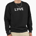 Football Is Life Sweatshirt - Minimalist Print for Adults - T-Shirt, Sweatshirt, Hoodie