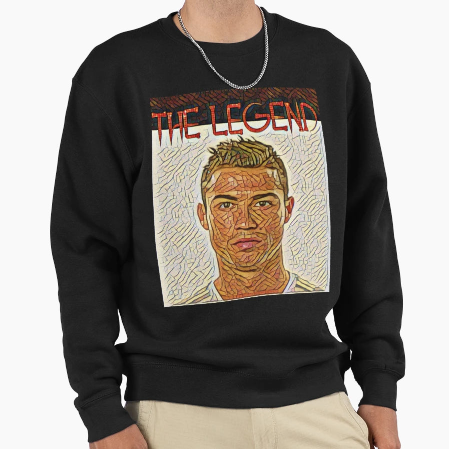 Cristiano Ronaldo Sweatshirt - Minimalist Print for Adults - T-Shirt, Sweatshirt, Hoodie