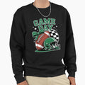 Coquette Bow Football Game Day Sweatshirt - Fun Novelty Design for Adults - T-Shirt, Sweatshirt, Hoodie