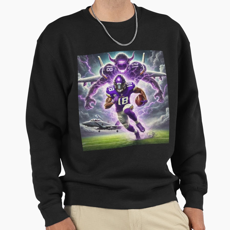 Vikes Attack Sweatshirt - Streetwear Style Unisex - T-Shirt, Sweatshirt, Hoodie