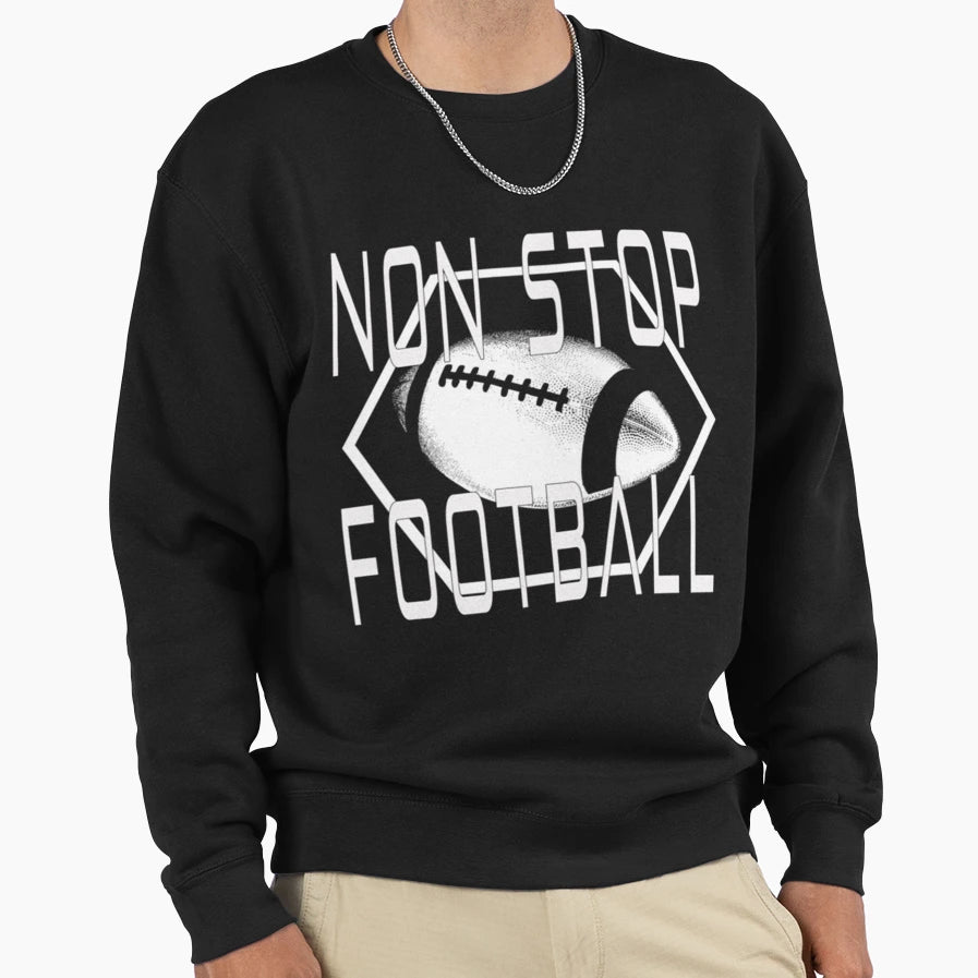 Non Stop Football T-Shirt - Custom Art Print for Adults - T-Shirt, Sweatshirt, Hoodie