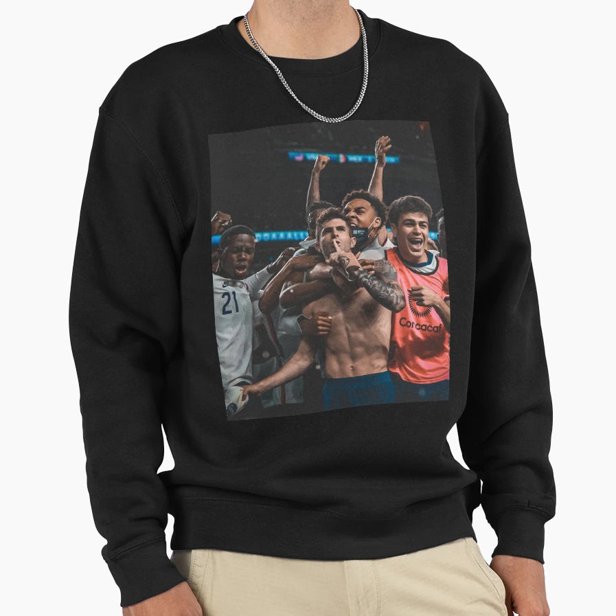 Pulisic Shh Usmnt Soccer Png T-Shirt - Trendy Graphic Unisex - T-Shirt, Sweatshirt, Hoodie