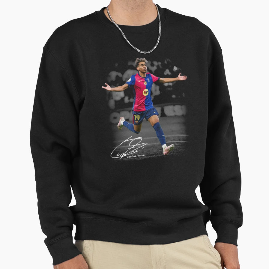 Lamine Yamal Moment Sweatshirt - Custom Art Print for Adults - T-Shirt, Sweatshirt, Hoodie